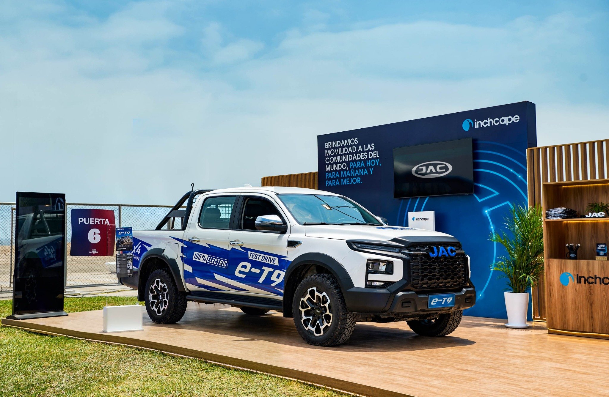 JAC Motors presenta pickup eléctrica e-T9 4x4 en el Perú