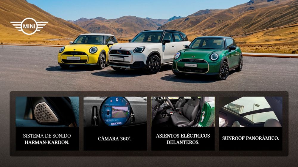 MINI actualiza su portafolio en Perú con versiones AUDAX