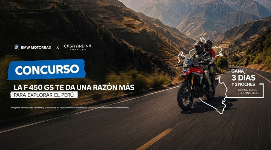 BMW Motorrad y Casa Andina se unen para la F 450 GS