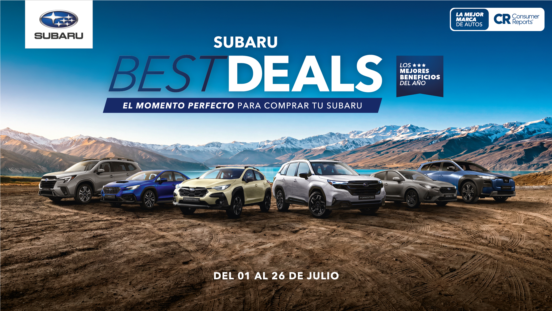 Subaru lanza campaña comercial con facilidades financieras